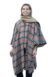 Emma - Reversible Womens Wool Cape